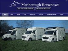 Tablet Screenshot of marlboroughhorseboxes.co.uk